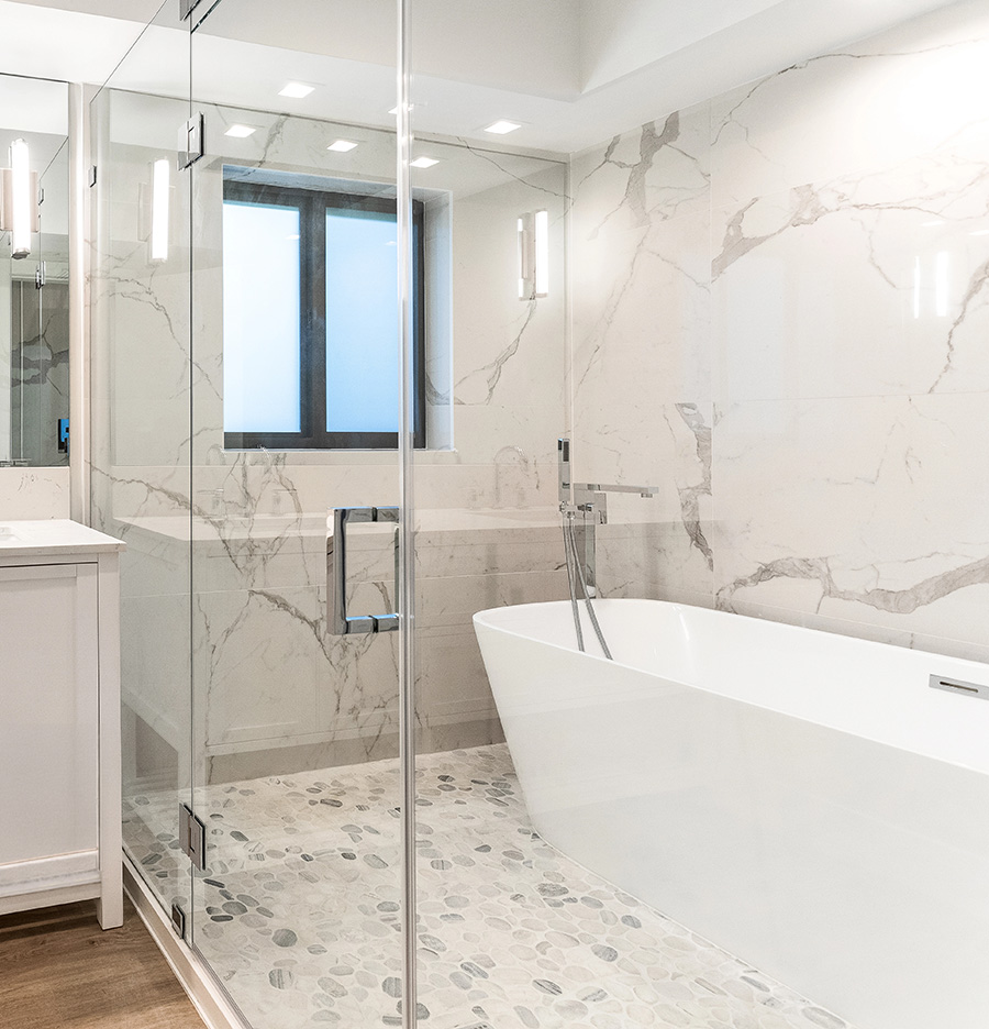 Seamless Full-slab Showers